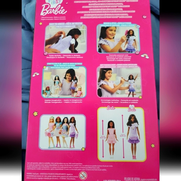 : My First Barbie Doll for Preschoolers  african american Posable Doll AA 13.5" - Picture 8 of 11